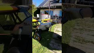 RC SCRAPPY first startup and engine breaking in. NGH GT35 35CC #shorts