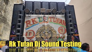 Dj Rk Tufan Sound Testing 2023 ll ताबड़ तोड़ पंच 👊 ll KAWAD YATRA MORADABAD 2023