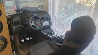 Reviewing Real Interior Cockpit From BMW E46 Sim Racing Cockpit and Farming Simulator Gaming Setup