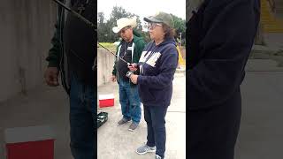 US Veteran Paul Rodriguez & his wife Sylvia of 56 years Fishing