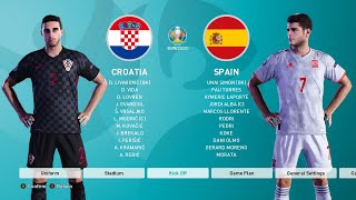 PES 2021 : Croatia vs Spain #EURO2021