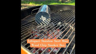 Lifespace Stainless Steel Mini Wood Chip Smoker Box