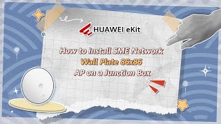 SME Network: Installing Wall Plate 86x86 AP on a Junction Box