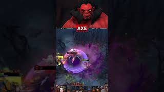 Crazy Axe 1 vs 5 - RAMPAGE !!! #dota2 #shotrs #dota2short