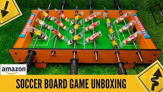 Soccer Board Game Unboxing | How To Play Table Soccer Game | Table Football Game Unboxing