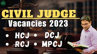 Civil Judge Vacancies in 2023 | Sparsh Jain | Judge Vacancies #judiciaryexams #judiciary