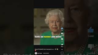 Queen Elizabeth last message to us R I P😇😭😭😭😭😭😭😰👼