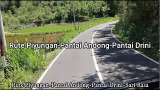 RUTE JALAN PIYUNGAN-PANTAI ANDONG-PANTAI DRINI-wisata#pendidikan