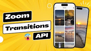 Zoom Transitions - SwiftUI