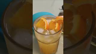 鮮橙綠茶 簡單又好喝 // Orange Green Tea  #shorts #subscribe