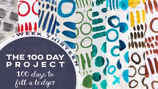 week thirteen - 100 days to fill a ledger - #the100dayproject