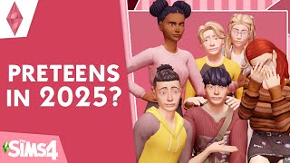 PRETEENS COMING TO THE SIMS 4 IN 2O25???