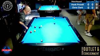 Hank Powell vs Chris Clark - 10 Ball Tournament - Third Round - Points Event #8 - 10/5/24