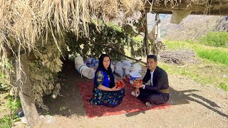 Strawberry Farm in the Village | Nomadic Lifestyle | Picking Strawberries