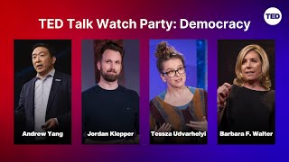 TED Talk Watch Party: Democracy — Watch live October 30 at 11:30am ET