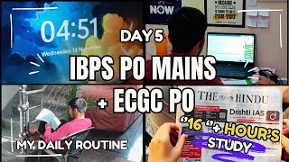 IBPS & SBI PO Mains Day - 5 #ibps #sbi #ibpspo #sbipo #minivlog #dailyvlogs #viralvlog #videos