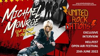 Michael Monroe, exclusive interview Hellfest 2022