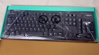 K120 Logitech Keyboard Unboxing