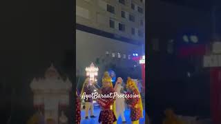 Indian Wedding Baraat Procession in Jaipur Taj amer Jaipur #taj #baraat #reels #trending