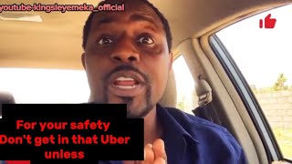 Do this before you get in an Uber at nights