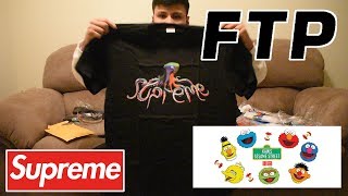 Supreme FTP Uniqlo X Kaws Unboxing