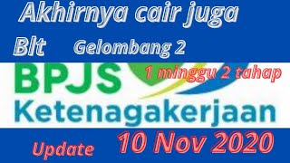 akhirnya blt bpjs gelombang 2 cair 2 tahap langsung