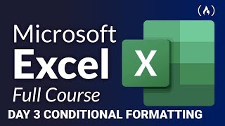 Complete conditional formatting in excel