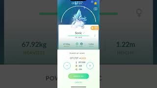 Extreme Power UP! Galarian Sandslash AKA SONIC ! Pokémon Go