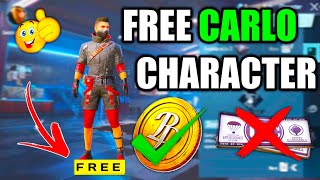 How to get Free Carlo Character in Bgmi 2024 🔥 Bgmi me Free me Carlo Character Kaise Le 2024