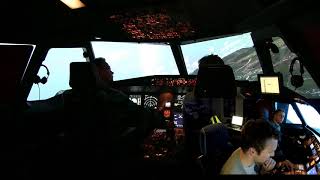 Airbus A320 Simulator - Runway 33 Approach Salzburg Airport