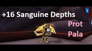 Protection Pala |+16 Sanguine Depths | WoW Mythic+ Dungeon 9.1.5