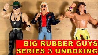 Ric Flair, Sgt. Slaughter & Marty Jannetty Big Rubber Guys Series 3 Unboxing & Review! @majorwfpod