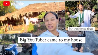 Wearing my traditional dress for the first time || Arunachal Pradesh village lifestyle vlog 🇮🇳