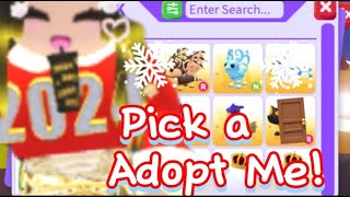 Pick A DOOR Party  Adopt Me Roblox