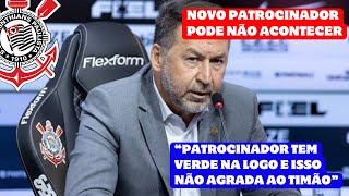 🚨NOVO PATROCINADOR: acordo pode ser desfeito pelo Corinthians por conter a cor verde? Entenda isso