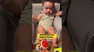 Ayaw matanggal ng toy niya!😅 Fil-Am Baby!🇵🇭🇺🇸 #baby #viral #funny #family #shorts #viral #cute