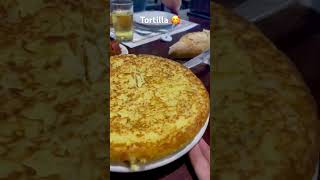 Fresh tortilla española #food #travel #europe #madrid