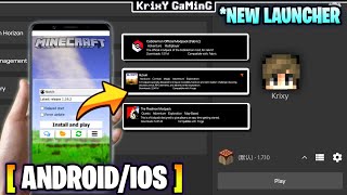 HOW TO PLAY JAVA MODPACKS IN ANDROID/IOS | NEW LAUNCHER FOR ANDROID/IOS ! | 2024 🔥