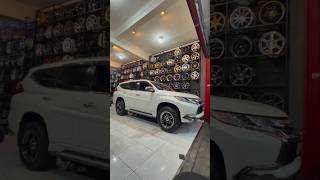 Modifikasi mobil PAJERO pakai velg racing ring 18 RPF1 SSW LEBAR 9,5