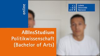 Politikwissenschaft (B.A.) an der Universität Hannover - Tadjoudine&Dario erzählen von ihrem Studium