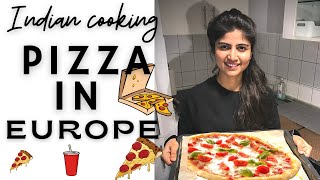 Indian makes pizza at home | How to make healthy pizza at home |Indian in Germany