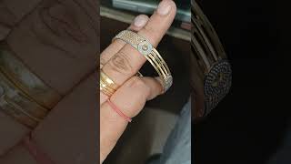 gold cnc bangals #trending #goldjewellery #bangals