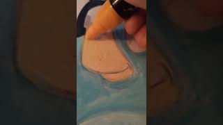 Drawing bluey from bluey with posca markers#art #trending#posca