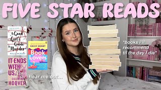 My 5⭐️ Reads… every book I’ve given a 5 star rating | Ella Rose Reads