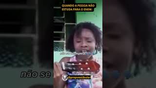 QUANDO A PESSOA TENTA PENSAR POSITIVO POR NÃO TER ESTUDADO PARA O ENEM #shorts