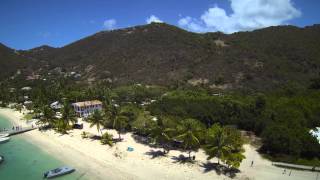 Great Harbour (Jost Van Dyke) aerial video, DJI Phantom 2 drone w GoPro Hero 3