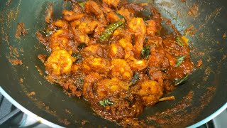 How to make a quick prawn thokku recipe 😋 eral masala || semmeen fry || prawns recipe