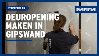 Deuropening in gipswand maken in 7 stappen | GAMMA België