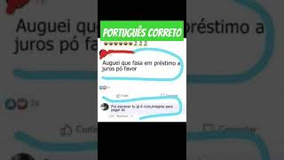 PORTUGUÊS CORRETO #meme #zueira #português #gramática #gramatica #português #português #meme #zueira