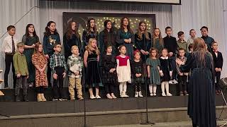 12.24.2023 First Slavic Baptist Church - kids choir - Prince of Peace